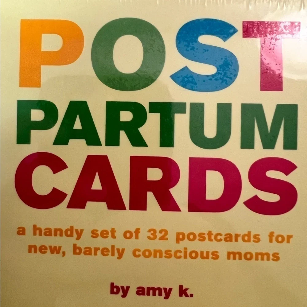 Potter Style Post Partum Cards: Set of Postcards for New, Barely Conscious Moms